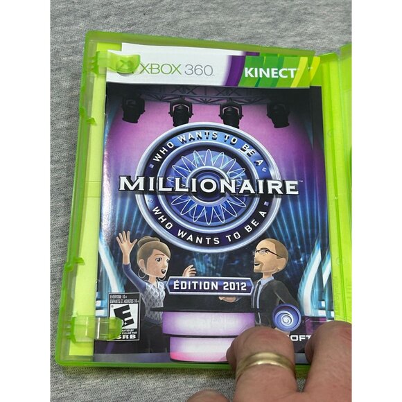 Kinect Who Wants To Be A Millionaire Microsoft Xbox 360 Video Game CD 2012 Editi - Picture 3 of 7